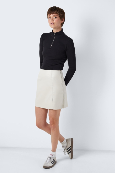 Noisy may nmclara penny pu hw slit skirt noos